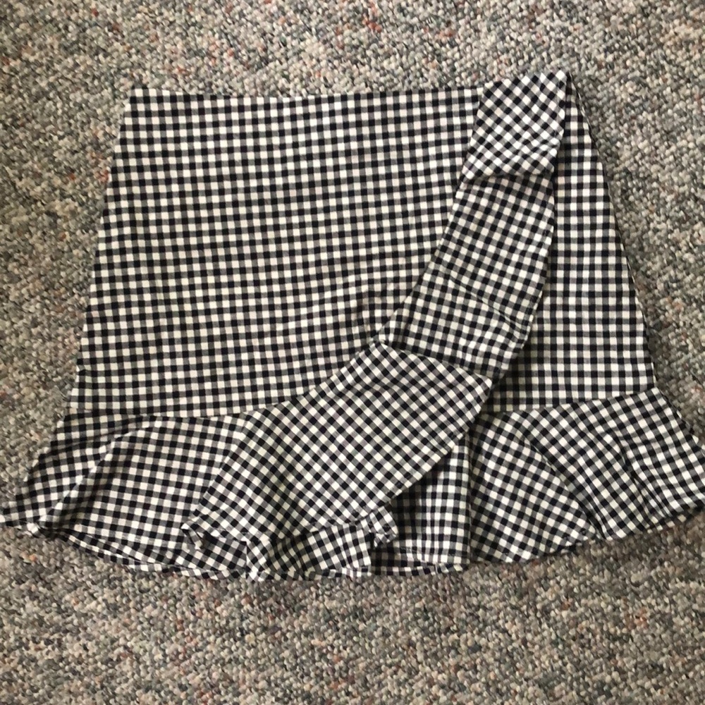 Black and white skirt